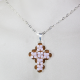 Small Cross - Serina-Silver Chain - 2